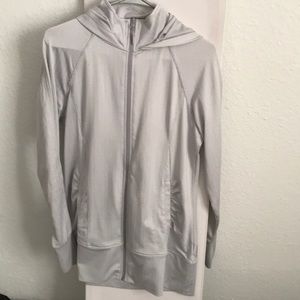 Grey and white sweatshirt!